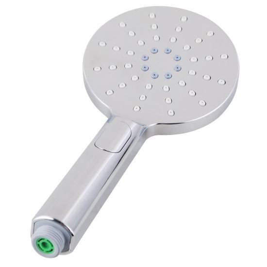 AQUAPERLA R11.HHS ROUND ABS 3 FUNCTIONS HANDHELD SHOWER CHROME AND COLOURED - Urban Designs Bathroom and Kitchen