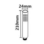 AQUAPERLA R2.HHS ROUND SPRAY HANDHELD SHOWER CHROME AND COLOURED - Urban Designs Bathroom and Kitchen