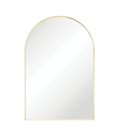 Arch Urban Brass Framed Mirror