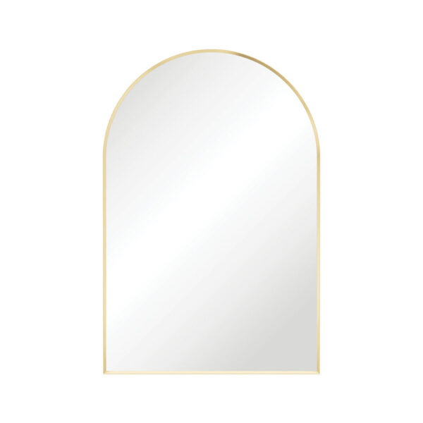 Arch Urban Brass Framed Mirror