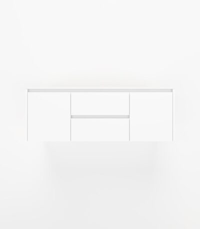 Archer 2-Door with Centre Drawers 1428mm - White