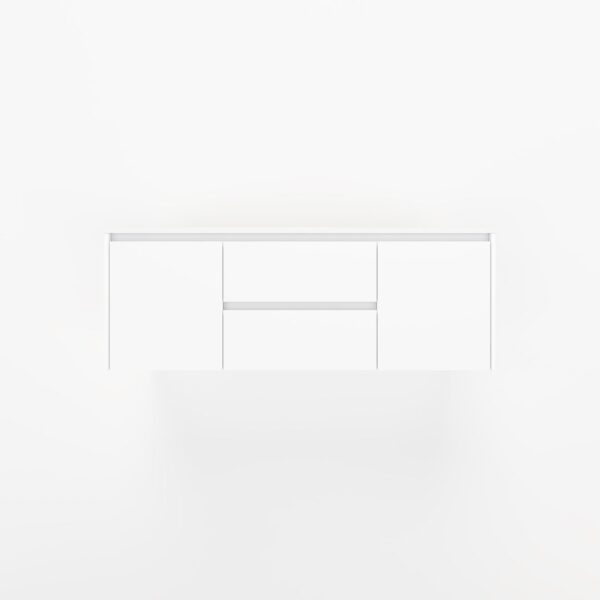 Archer 2-Door with Centre Drawers 1428mm - White