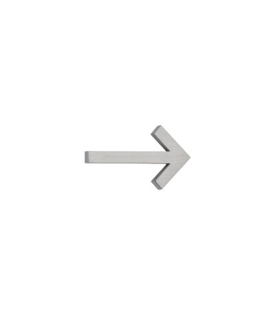 Arrow Sign - 60mm - Stainless Steel
