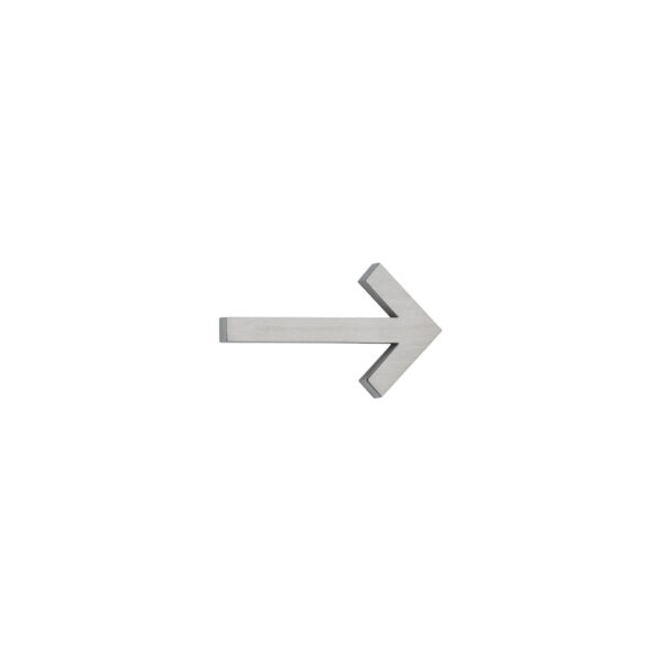 Arrow Sign - 60mm - Stainless Steel
