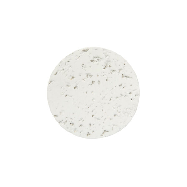Atelis Concrete Disc - Matte White
