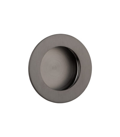 Atley Flush Pull Round - Brushed Gunmetal