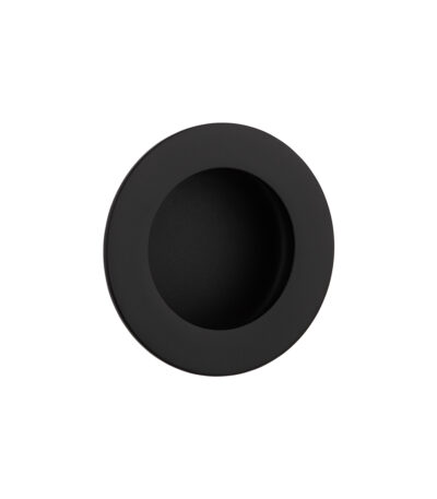 Atley Flush Pull Round - Matte Black
