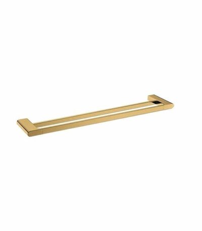 AU Brushed Gold Double Towel Rail - 600mm | BUYG8002.TR