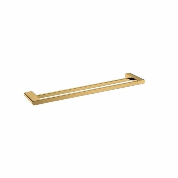 AU Brushed Gold Double Towel Rail - 600mm | BUYG8002.TR