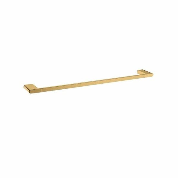 AU Brushed Gold Single Towel Rail - 600mm | BUYG8001.TR