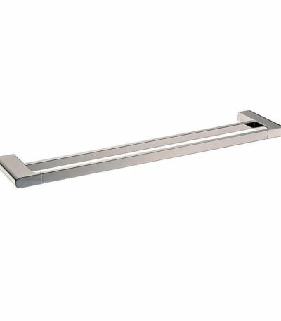 AU Brushed Nickel Double Towel Rail - 800mm | BU8002.8.TR