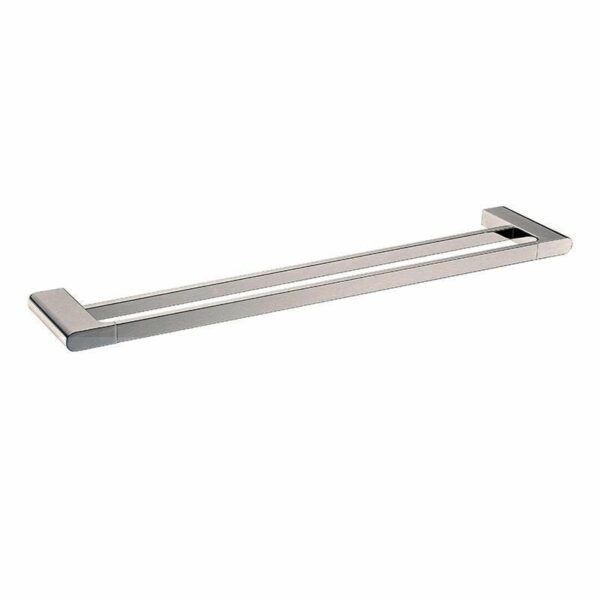 AU Brushed Nickel Double Towel Rail - 800mm | BU8002.8.TR