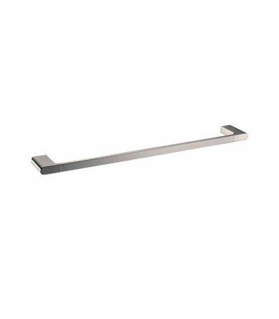 AU Brushed Nickel Single Towel Rail - 600mm | BU8001.TR