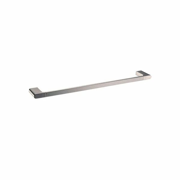AU Brushed Nickel Single Towel Rail - 600mm | BU8001.TR