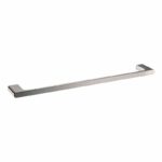 AU Brushed Nickel Single Towel Rail - 800mm | BU8001.8.TR