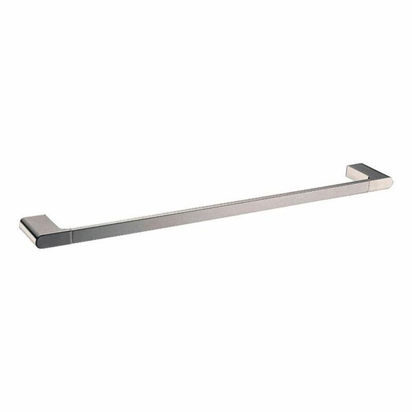 AU Brushed Nickel Single Towel Rail - 800mm | BU8001.8.TR