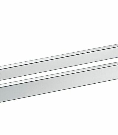 AU Chrome Double Towel Rail 800mm