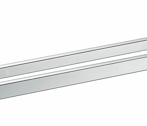 AU Chrome Double Towel Rail 800mm