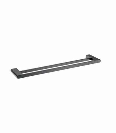 AU Gun Metal Grey Double Towel Rail - 600mm | GM8002.TR