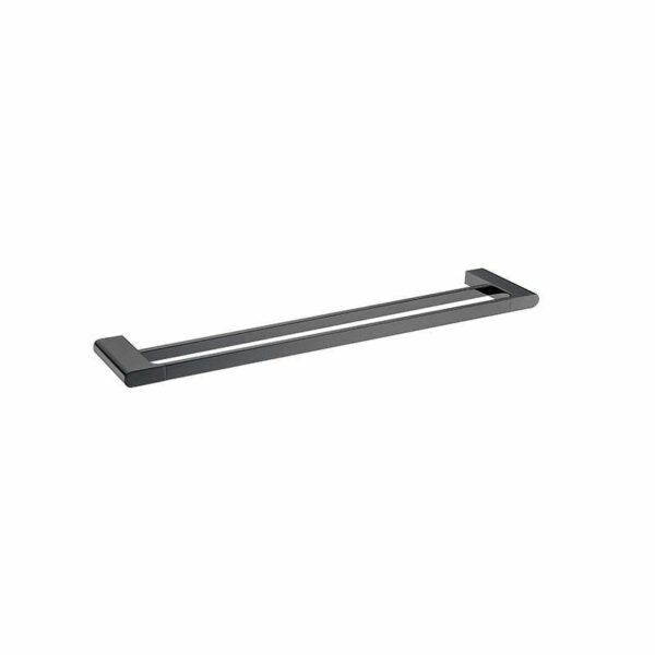 AU Gun Metal Grey Double Towel Rail - 600mm | GM8002.TR
