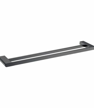 AU Gun Metal Grey Double Towel Rail - 800mm | GM8002.8.TR