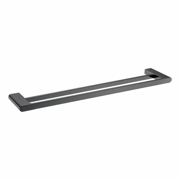 AU Gun Metal Grey Double Towel Rail - 800mm | GM8002.8.TR