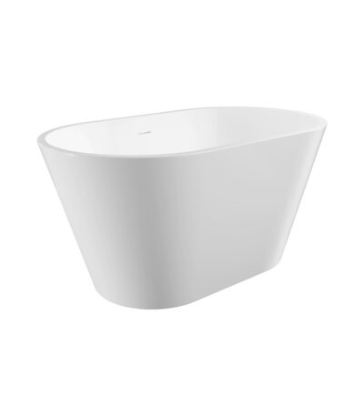 Austin Freestanding Acrylic Bath with Overflow, 1200mm