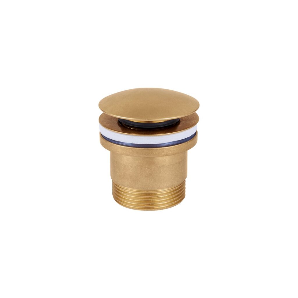 Avi Pop Up Waste - Tumbled Aged Brass