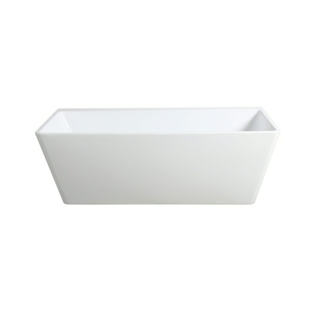 Avis Back To Wall Bathtub - Acrylic Gloss White - 1575 | ABT1575
