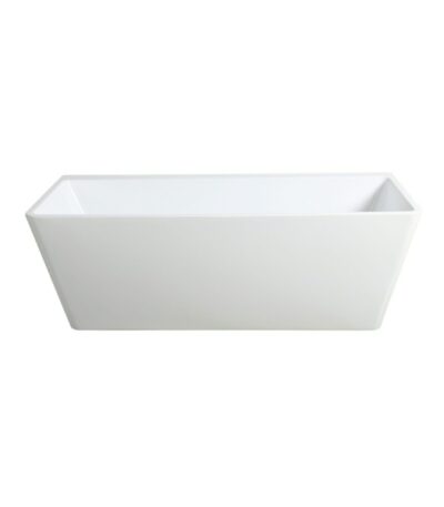 Avis Back To Wall Bathtub - Acrylic Gloss White - 1700 | ABT1700