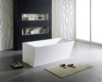 Avis Corner Back to Wall Bathtub -Right - Gloss white -1700mm | ACBT1500R
