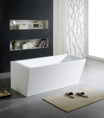 Avis Corner Back to Wall Bathtub - Right - Gloss white - 1700mm | ACBT1700R