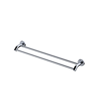 Axle 600mm Double Towel Rail, Chrome