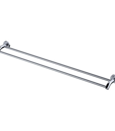Axle 900mm Double Towel Rail, Chrome