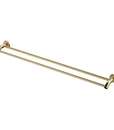 Axle 900mm Double Towel Rail, Urban Brass