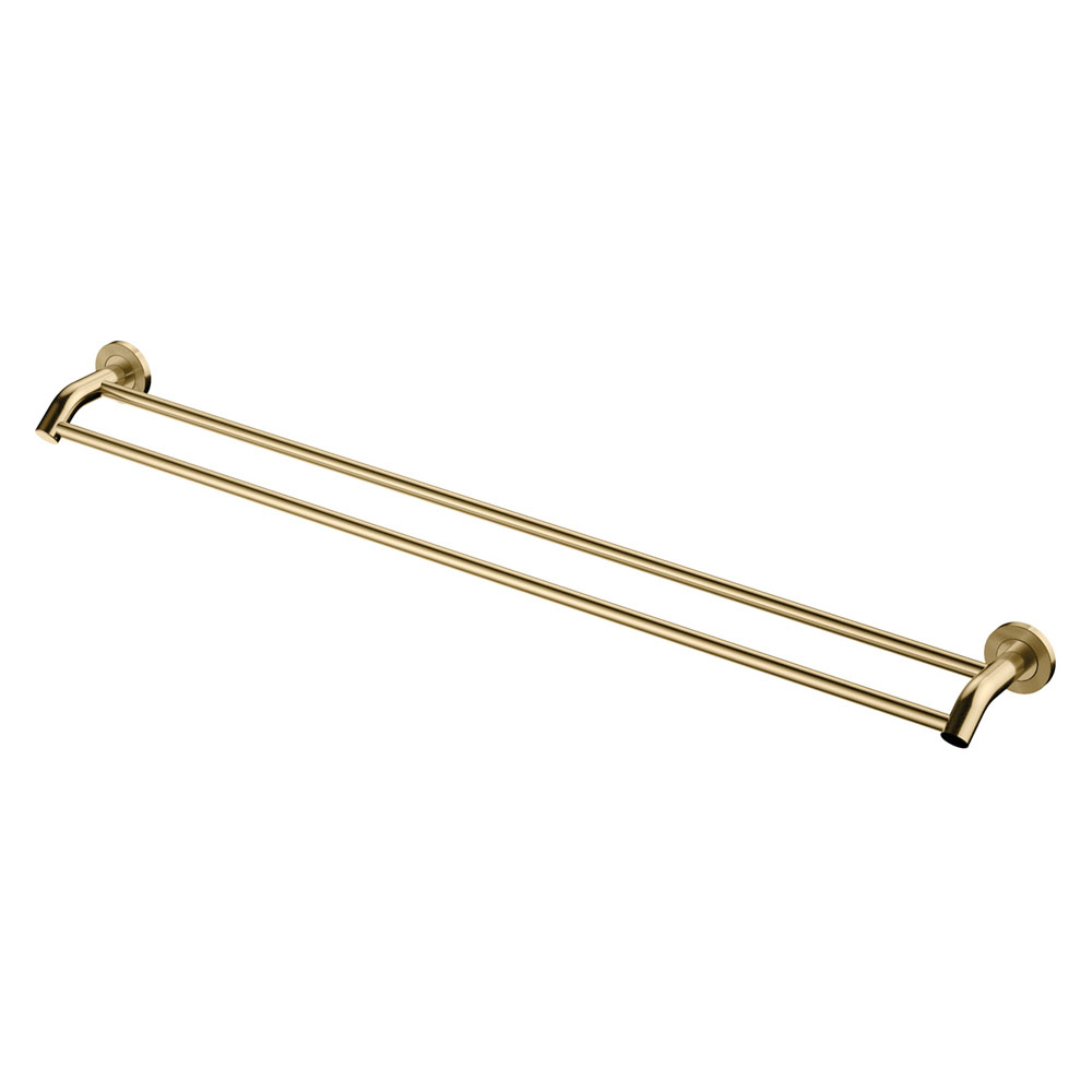 Axle 900mm Double Towel Rail, Urban Brass