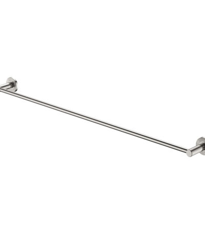 Axle 900mm Single Towel Rail, Brushed Nickel