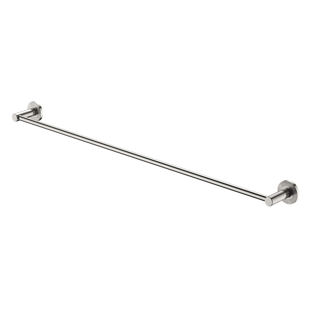 Axle 900mm Single Towel Rail, Brushed Nickel