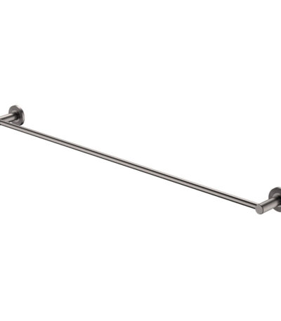 Axle 900mm Single Towel Rail, Gun Metal