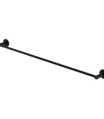Axle 900mm Single Towel Rail, Matte Black