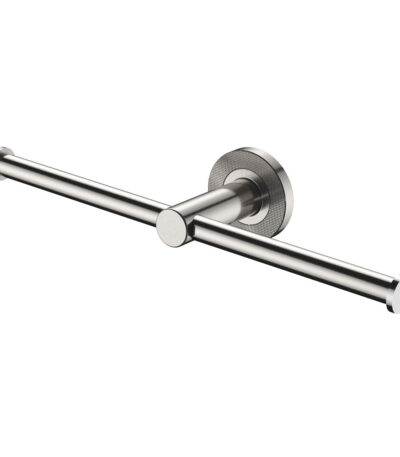 Axle Double Roll Holder, Brushed Nickel