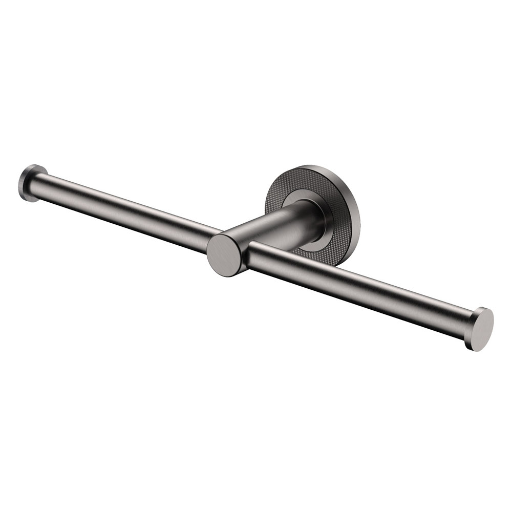 Axle Double Roll Holder, Gun Metal