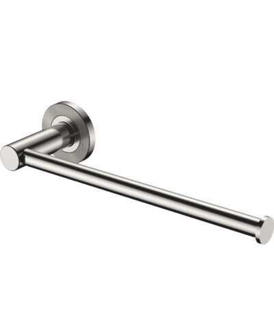 Axle Hand Towel Rail/Roll Holder, Brushed Nickel