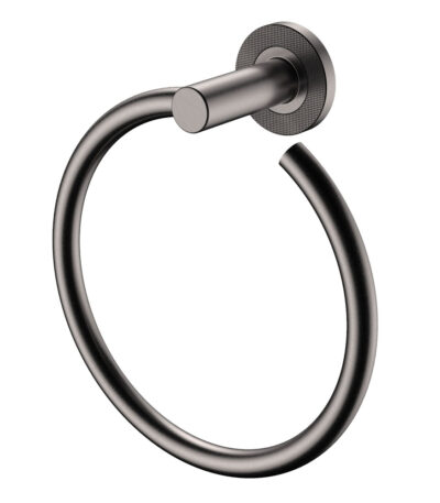 Axle Hand Towel Ring, Gun Metal
