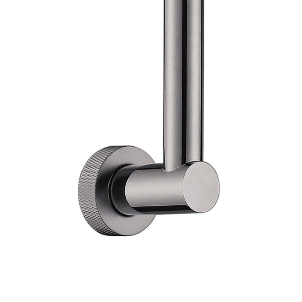 Axle Industrial Cover Plate for Kaya Gooseneck Arm Shower, Gun Metal
