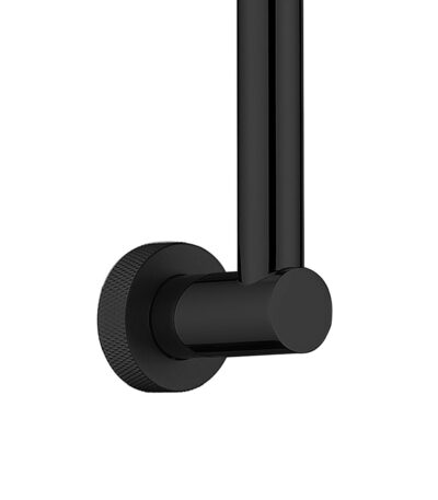 Axle Industrial Cover Plate for Kaya Gooseneck Arm Shower, Matte Black