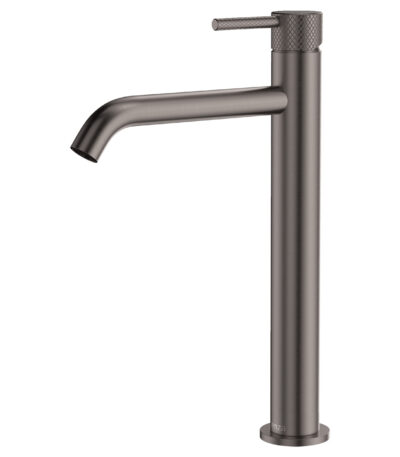 Axle Tall Basin Mixer, Gun Metal
