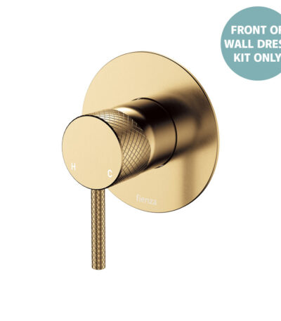 Axle Wall Mixer Dress Kit, Large Round Plate, Urban Brass