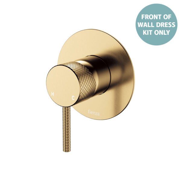 Axle Wall Mixer Dress Kit, Large Round Plate, Urban Brass