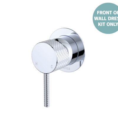 Axle Wall Mixer Dress Kit, Small Round Plate, Chrome